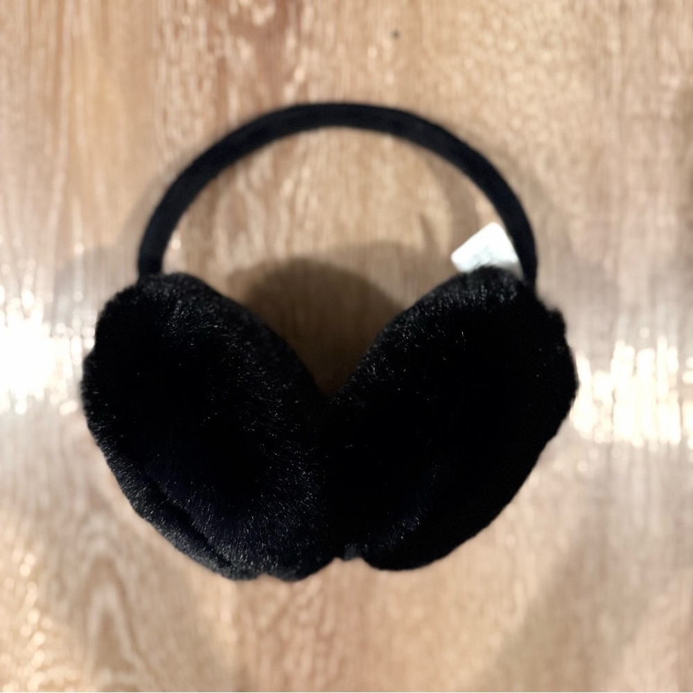 Target black fluffy earmuffs 
Great condition